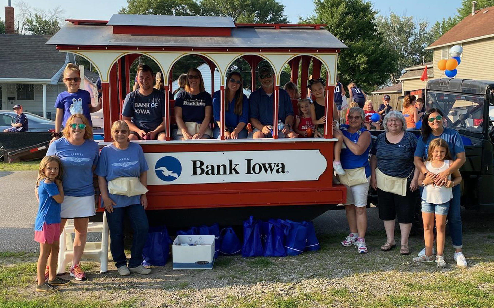 Bank Iowa Participates in the Jasper County Fair Parade